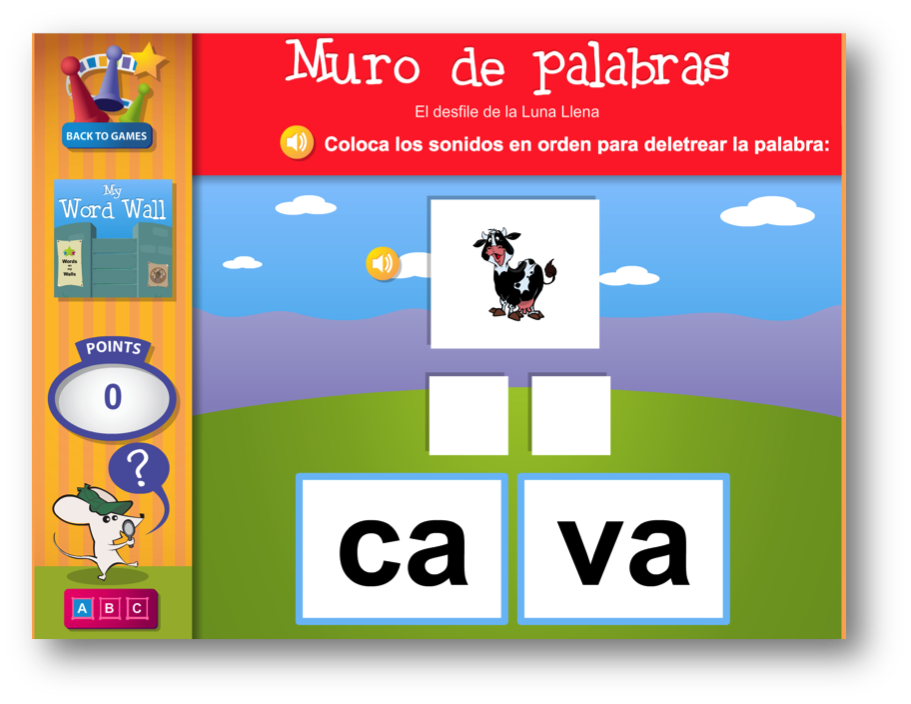 Spanish Phonics Practice for emergent Spanish readers